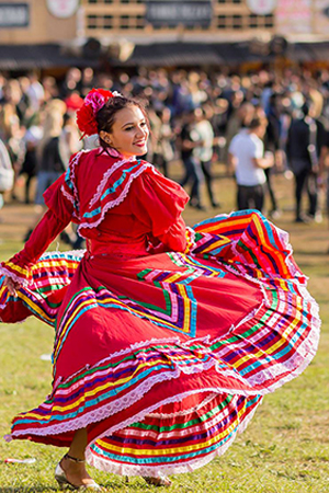 Mariachis voor parades en winkelcetra's