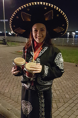 Serenata onder de balkon met Mariachis